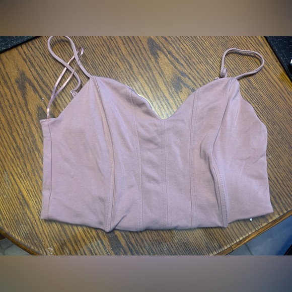 DYNAMITE CROP TANK TOP/BUSTIER 17” PTP - Picture 3 of 4